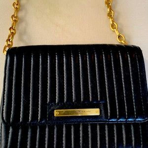 Donna Karen leather crossbody purse. Soft leather beautiful condition.